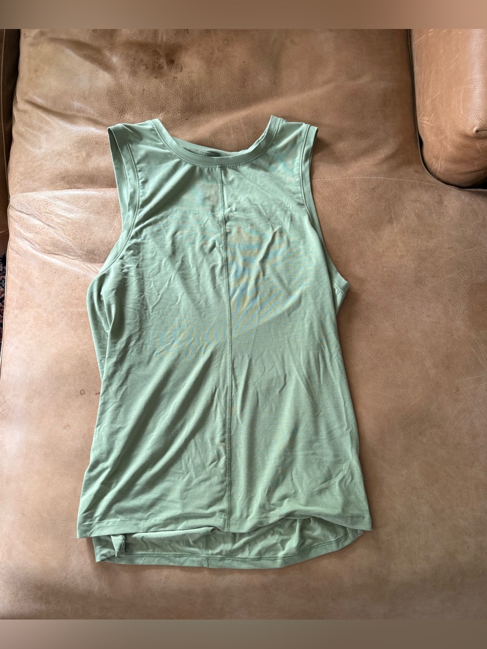 Nike Dri-FIT Women’s Green Sleeveless Tank Top Athletic Fit Stretch Size M